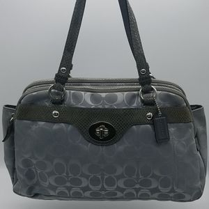 Coach Penelope Silver Jaquard